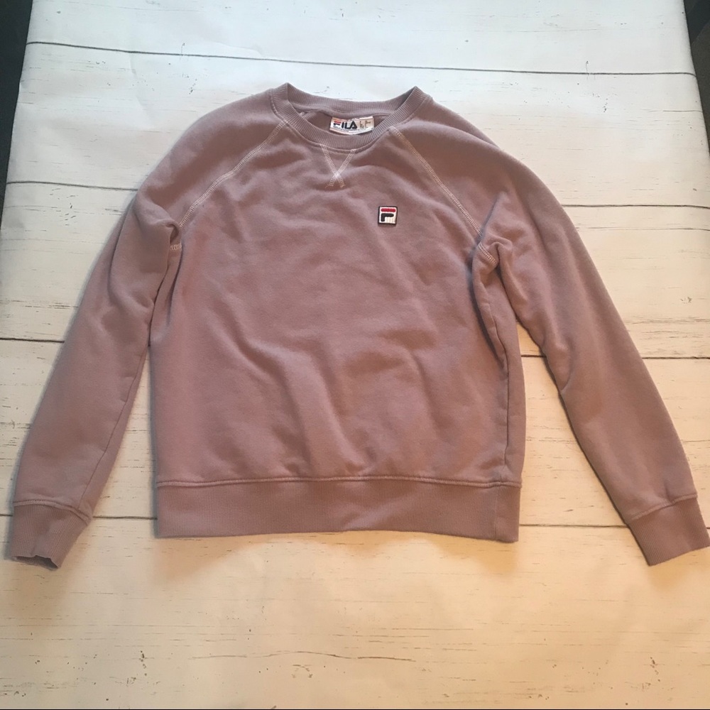 Fila crewneck lavender sweatshirt small.